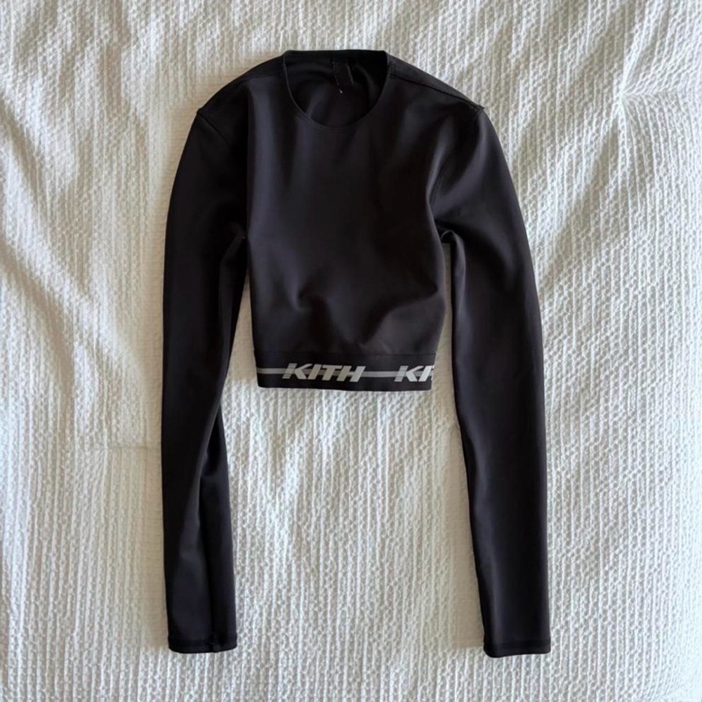 Kith Black Active Top